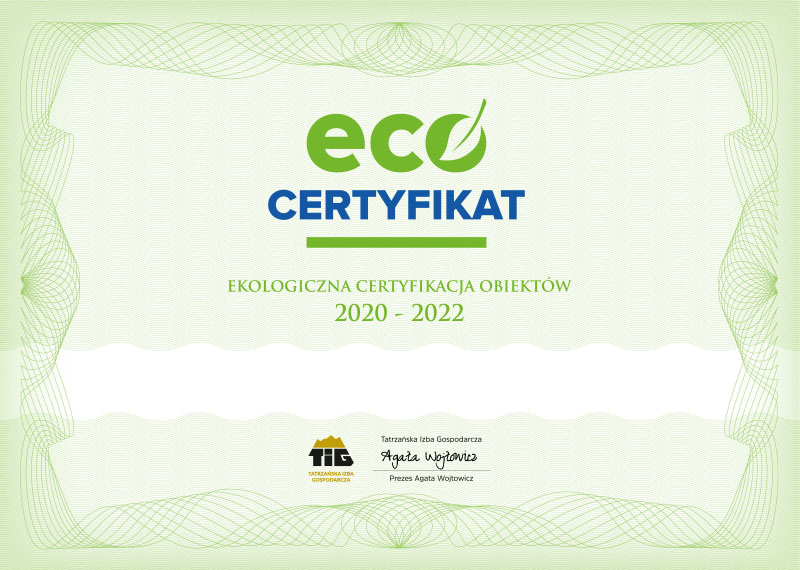 ECO Certyfikat